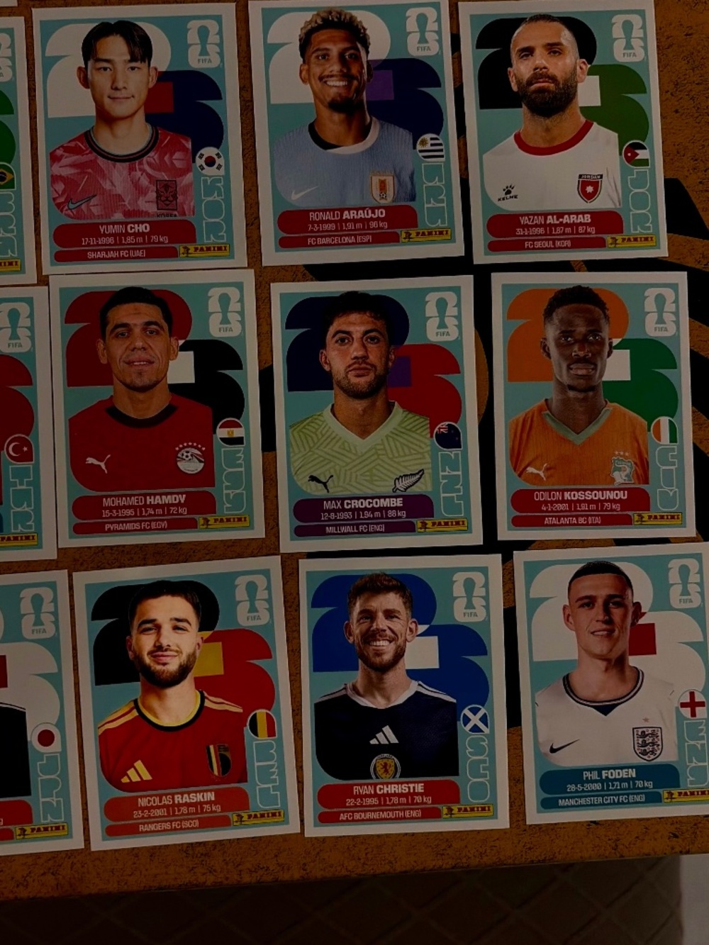 New Bundle of Authentic 38 Fifa Panini World Cup 2026 Stickers No Duplicates - Picture 6 of 16